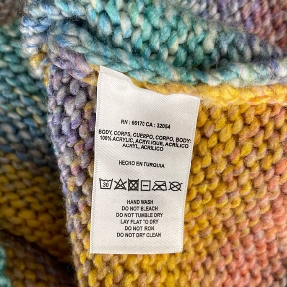 Anthropologie T.la Rainbow Sweater - Picture 6 of 8